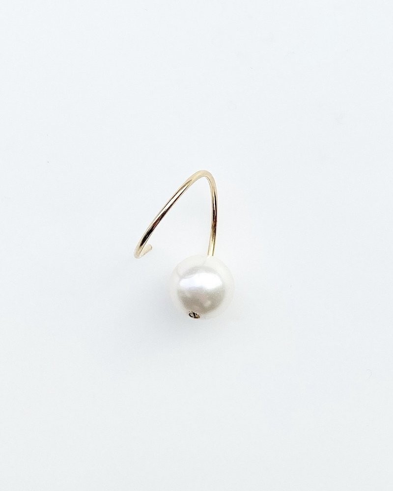 Ellyr Julie ørering hvid
