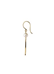 Stine A Bella Moon earring with pearl gold