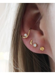 Stine A Tout Petit Bella Moon earring gold