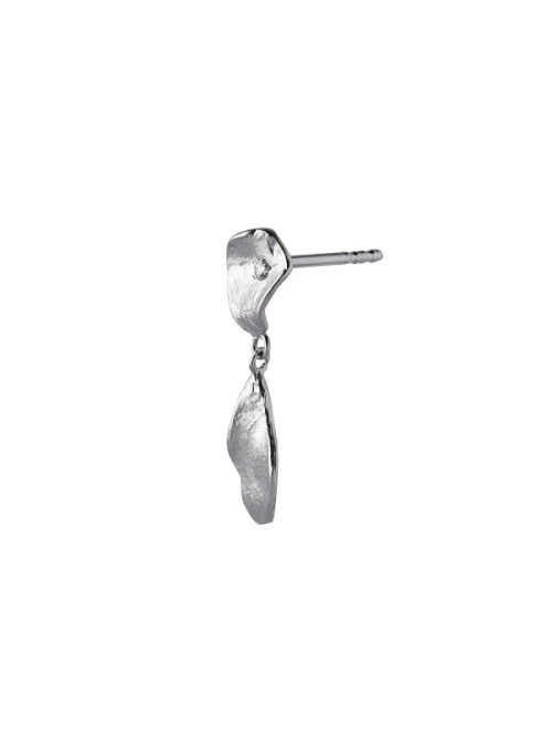 Stine A Clear Sea earring with stone silver