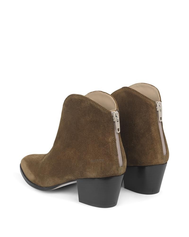 Angulus 7730 Støvle Mustard Suede Mustard bagfra
