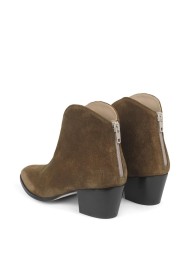 Angulus 7730 Støvle Mustard Suede Mustard bagfra
