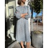 Apof Apof Madeline Dress Katie & Millie Blue Liberty Kjole på model