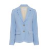 Pack shot Gerard Darel Rosette blazer I lyseblå på hvid baggrund