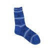 Pack shot af Antipast AM-804A Sheer Parade on Safari Socks Blue Blå strømper på hvid baggrund