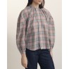 Moismont Viviane Shirt No. 729 Parfait Cloud Ternet Skjorte på. model