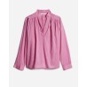 Pack shot af Vanessa Bruno Calvin Shirt Malaga Pink tunika på neutral baggrund