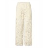 Pack shot af Nué Notes Miami Pants Egret Ecru blonde bukser på hvid baggrund