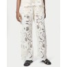 Nué Notes Miami Pants Egret Ecru blondebukser på model