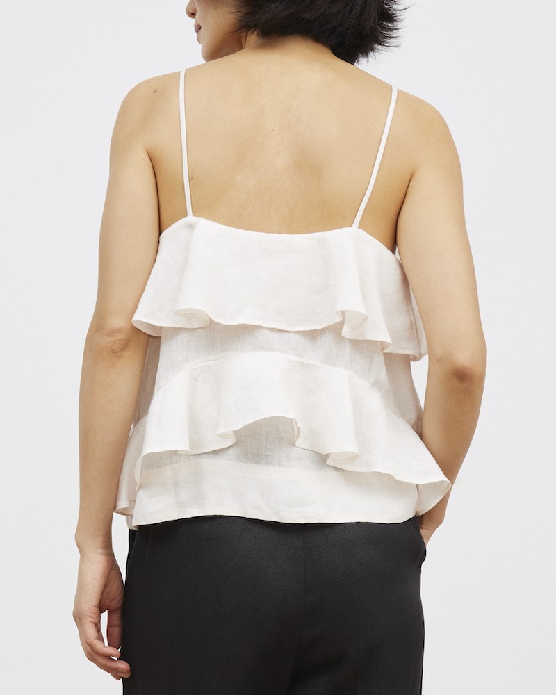 Skall Studio Benedicte top I pale pink på model
