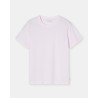 Pack shot af Closed Basic Tee Milkshake Pink Lyserød kortærmet t-shirt på hvid baggrund