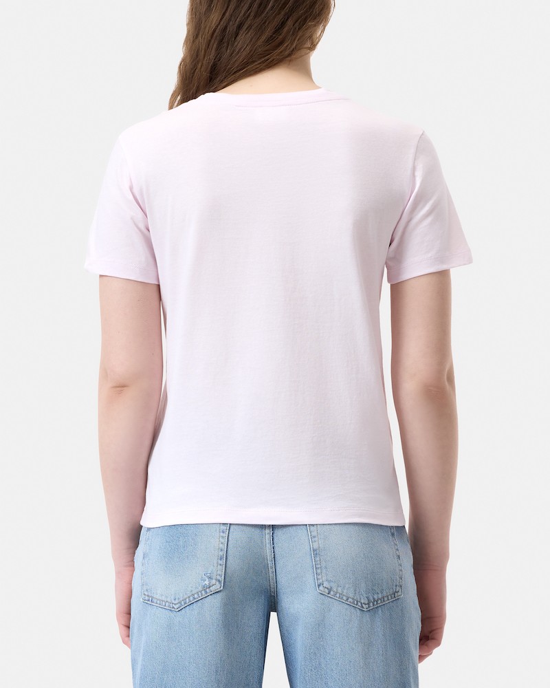 Closed Basic tee milkshake pink på model set bagfra