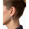 Lié Studio The Rose Earrings Sølv på model