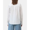 Closed Classic Shirt White Stripe stribet skjorte set på model