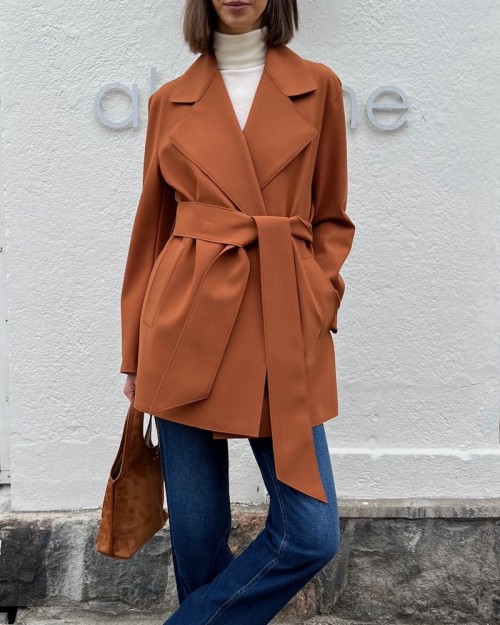 Harris Wharf London Jacket Scuba Copper