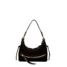 Pack shot af Jerome Dreyfuss Lucky Hobo Split Suede Black på hvid baggrund