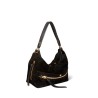 Pack shot af Jerome Dreyfuss Lucky Hobo Split Suede Black på hvid baggrund