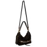 Pack shot af Jerome Dreyfuss Lucky Hobo Split Suede Black på hvid baggrund