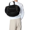 Jerome Dreyfuss Roger Split Suede Black Sort Ruskind Tote på model