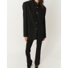 The Garment Pluto Bow Sort Blazer på model set forfra