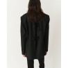 The Garment Pluto Bow Sort Blazer på model set bagfra