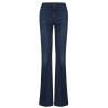 Pack shot af Seafarer Delphine Mørkeblå jeans på hvid baggrund