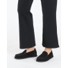 Birkenstock Utti Mokkasin loafer sort ruskind på model