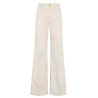 Pack shot af Seafarer Jane Jeans Dirty White off-white set forfra på hvid baggrund