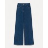 Pack shot af Forte Forte Mørkeblå Jeans på hvid baggrund