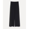 Pack shot af Forte Forte Smoking Pants Black på neutral baggrund
