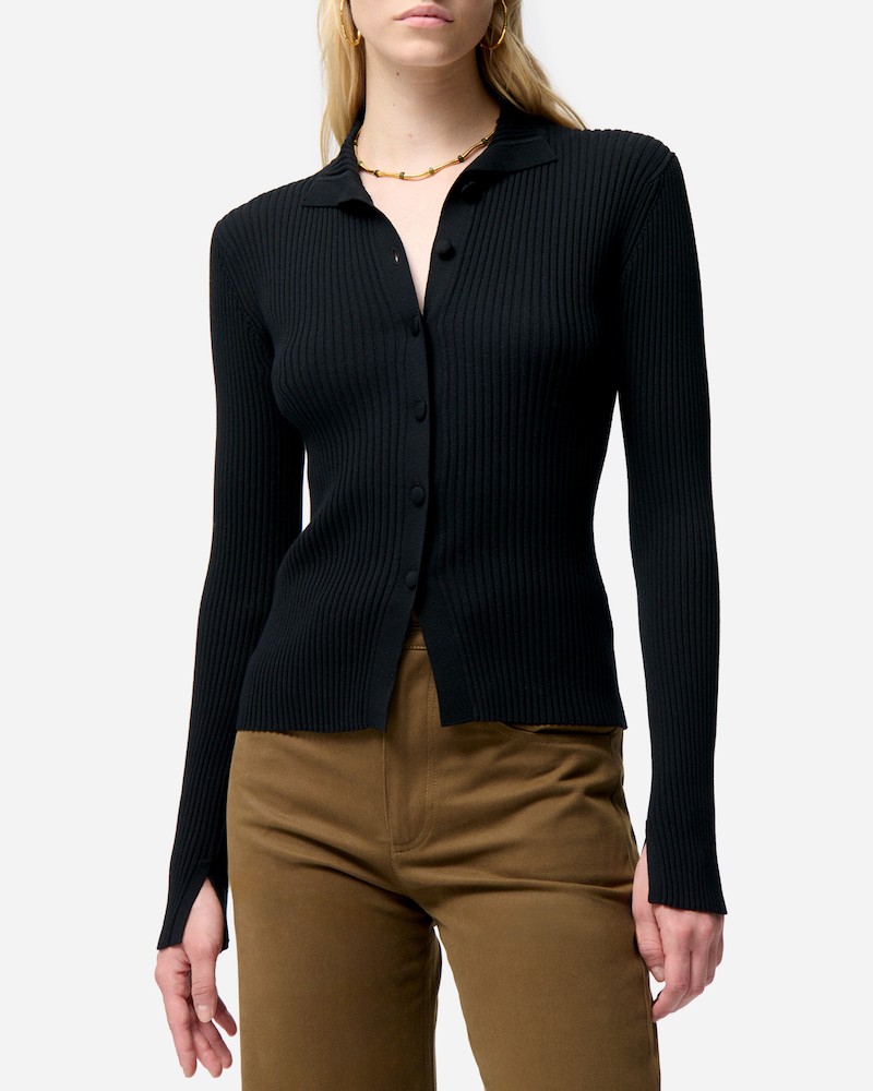 Vanessa Bruno Flore Cardigan sort på model