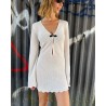 The Garment Tanzania Short Dress Cream på model
