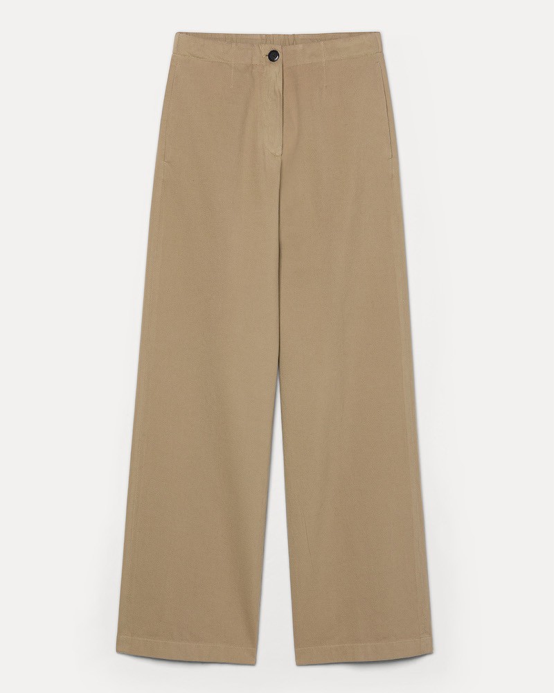 Pack shot af Pomandére Pants Beige på neutral baggrund