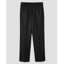 Pack shot af Pomandére Flannel Pants Graphite Grå på neutral baggrund