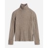 Pack shot af Vanessa Bruno Faucon Rollneck Taupe på neutral baggrund