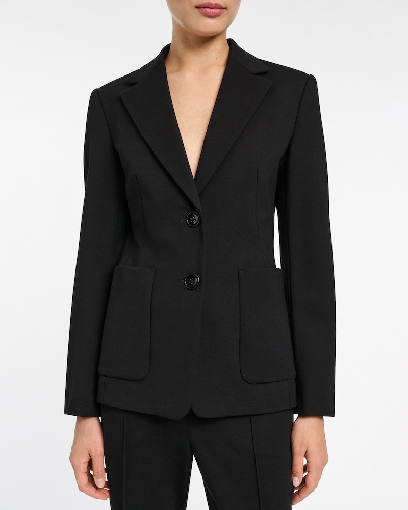 Dorothee Schumacher Emotional Essence Blazer Pure Black på model