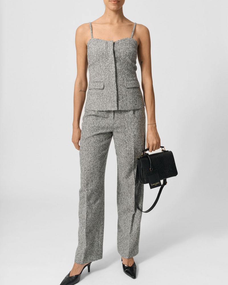 Lovechild 1979 Lucas Pants og Thalia top herringbone på model