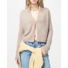 Guest In Residence Stealth Cardigan Beige på model