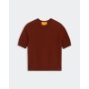 Pack shot af Guest In Residence Sweater Tee Cinnamon på neutral baggrund