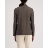 Harris Wharf London Blazer Beige Herringbone på model