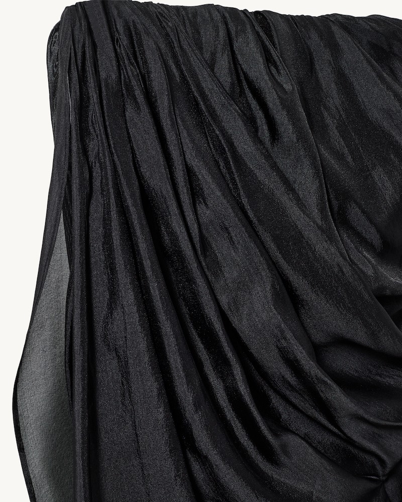 Close up af The Garment Gilian Bustier Black sort corsage