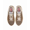 Autry Hyperway Low Suede Mesh Cigar Silver sneaker på neutral baggrund
