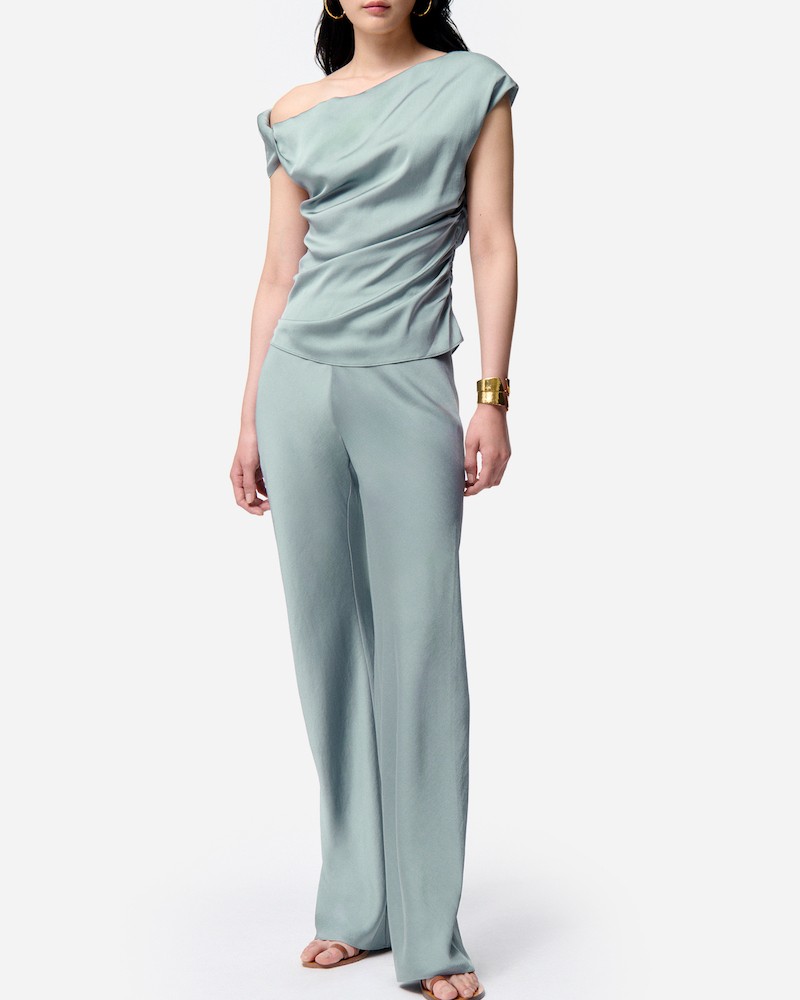 Vanessa Bruno Ezai Top Gris Perle på model