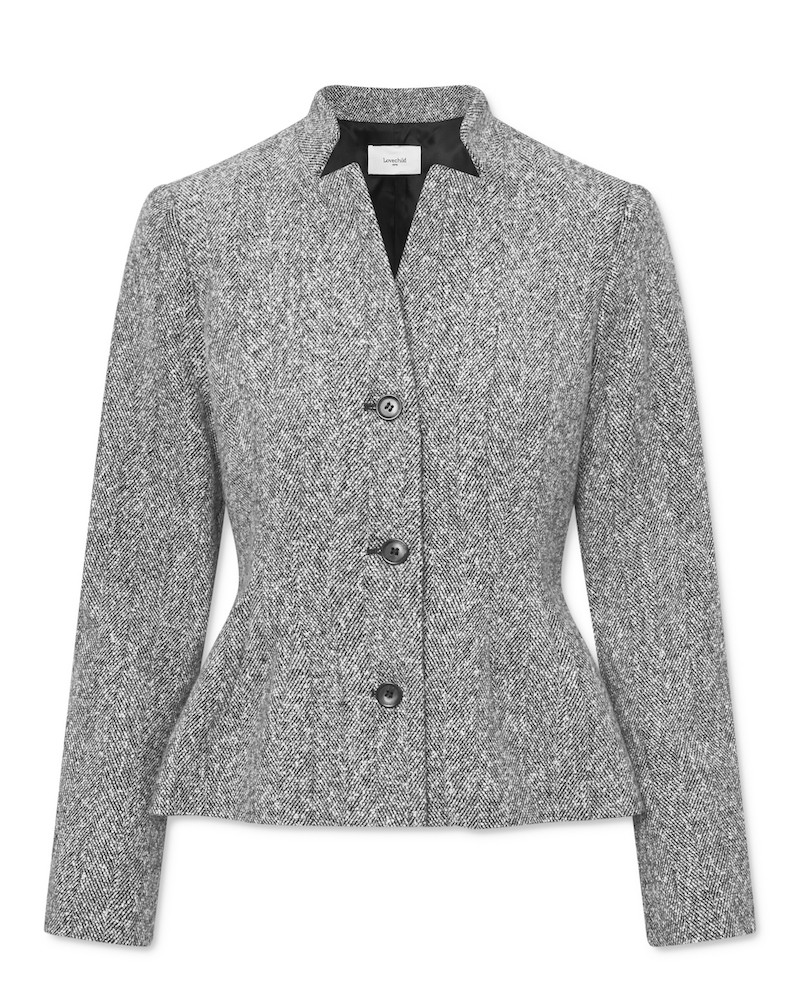 Pack shot af Lovechild 1979 Gabriela Blazer Black & White Herringbone på neutral baggrund
