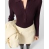 Close up af Lovechild 1979 Lisa Blouse Port Royale på model