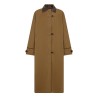 Pack shot af Leveté Room Maggie 2 Trench Coat Sand på neutral baggrund