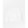 Pack shot af Skall Studio Leaf Shirt Optic White på neutral baggrund