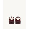 Pack shot af Autry Dallas Low sneaker bordeaux på neutral baggrund set bagfra