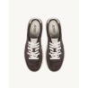 Pack shot af Autry Medalist Low Suede Mocca & White sneaker