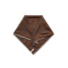 Pack shot af Aiayu Malila Scarf Mix Chocolate Silketørklæde på hvid baggrund